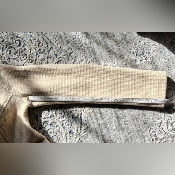 Excellent Condition Womens BP Woven Peacoat size Large colors light cream&tan - Picture 13 of 13